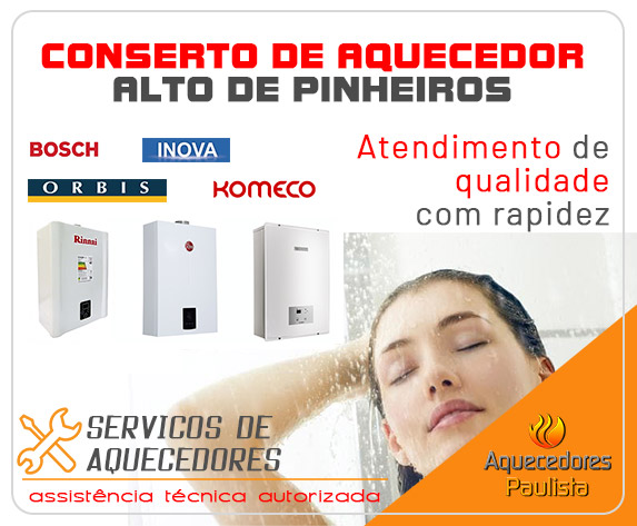 Conserto de Aquecedor Alto de Pinheiros